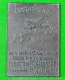 German Germany WW2 Zinc Plaque Table Medal
