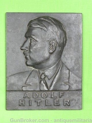 German Germany WWII WW2 Hitler Plaque