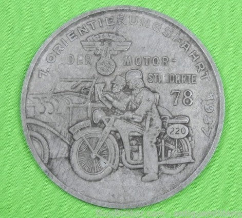 German Germany WWII WW2 NSKK Table Medal