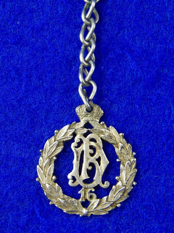 German Germany WWI WW1 Silver 800 Marked Regimental Badge Pin Medal Order