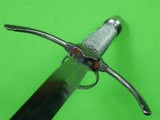 German Germany or US Replica of Antique Fighting Knife Short Sword & Scabbard