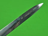 German Germany or US Replica of Antique Fighting Knife Short Sword & Scabbard