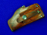 Vintage German Made Eig Cutlery Walther or Mauser Pistol Gun Leather Holster