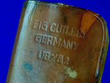 Vintage German Made Eig Cutlery Walther or Mauser Pistol Gun Leather Holster
