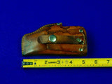 Vintage German Made Eig Cutlery Walther or Mauser Pistol Gun Leather Holster