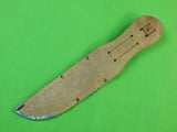 Germany German Solingen Hand Made Hammer Forged Fighting Hunting Knife & Sheath