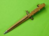Vintage German Germany Solingen Kris Blade Stag Hunting Knife Figural Guard