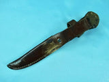 1960 Early German WAIDMESSER Puma Stag Gamekeeper's Hunting Knife 800 silver