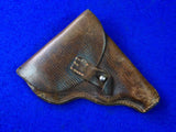 German Germany WW1 25 ACP Walther or Mauser Pistol Revolver Gun Leather Holster