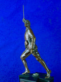 Antique German Germany WW1 WWI Bronze Soldier Figurine Statue Sculpture Art