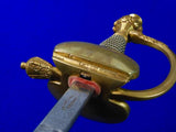 German Germany Antique Old WW1 Engraved Court Sword w/ Scabbard