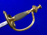 German Germany Antique Old WW1 Engraved Court Sword w/ Scabbard