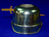 German Germany Antique WW1 Helmet Inkwell Military Decor