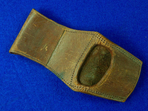 German Germany Antique Old WW1 Hunting Dagger Knife Leather Frog 