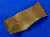 German Germany Antique Old WW1 Hunting Dagger Knife Leather Frog