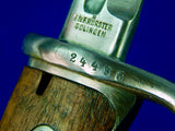 German Germany WW1 Model 1898 Mauser Bayonet Knife w/ Scabbard