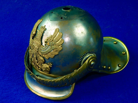 German Germany Antique Old WW1 Officer's Helmet 