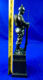German Germany Antique WW1 Presentation Soldier Metal Figurine Statue Sculpture