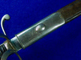 German Germany Antique Old WWI WW1 Engraved Police Short Sword w/ Scabbard