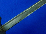 Antique Old German Germany WWI WW1 Quillback Sword