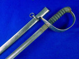 German Germany Antique WW1 Wurttemberg Engraved Officer's Sword w/ Scabbard