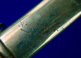 German Germany Antique WW1 Wurttemberg Engraved Officer's Sword w/ Scabbard