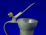 German Germany WW2 African Corps Decorative Pewter Lidded Mug Vase Pitcher Jar
