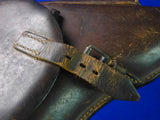 German Germany WW2 Luger P08 Brown Leather Holster