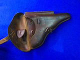 German Germany WW2 Luger P08 Brown Leather Holster