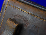 German Germany WW2 Luger P08 Brown Leather Holster