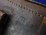 German Germany WW2 Luger P08 Brown Leather Holster