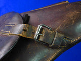German Germany WW2 Luger P08 Brown Leather Holster