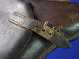 German Germany WW2 Luger P08 Brown Leather Holster