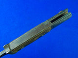German Germany WW2 Mauser K98 Bayonet Fighting Knife w/ Scabbard