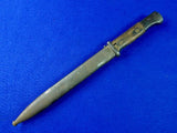 German Germany WW2 Mauser K98 Bayonet Fighting Knife w/ Scabbard