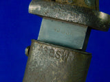German Germany WW2 Mauser K98 Bayonet Fighting Knife w/ Scabbard
