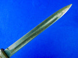 German Germany WW2 Mauser K98 Bayonet Fighting Knife w/ Scabbard