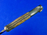 German Germany WW2 Mauser K98 Bayonet Fighting Knife w/ Scabbard