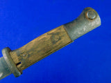 German Germany WW2 Mauser K98 Bayonet Fighting Knife w/ Scabbard