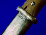 German Germany WW2 Mauser K98 Bayonet Fighting Knife Dagger w/ Scabbard *