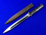 German Germany WW2 Mauser K98 Navy Bayonet Fighting Knife w/ Scabbard 