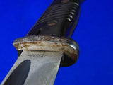 German Germany WW2 Mauser K98 Navy Bayonet Fighting Knife w/ Scabbard