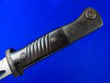 German Germany WW2 Mauser K98 Navy Bayonet Fighting Knife w/ Scabbard