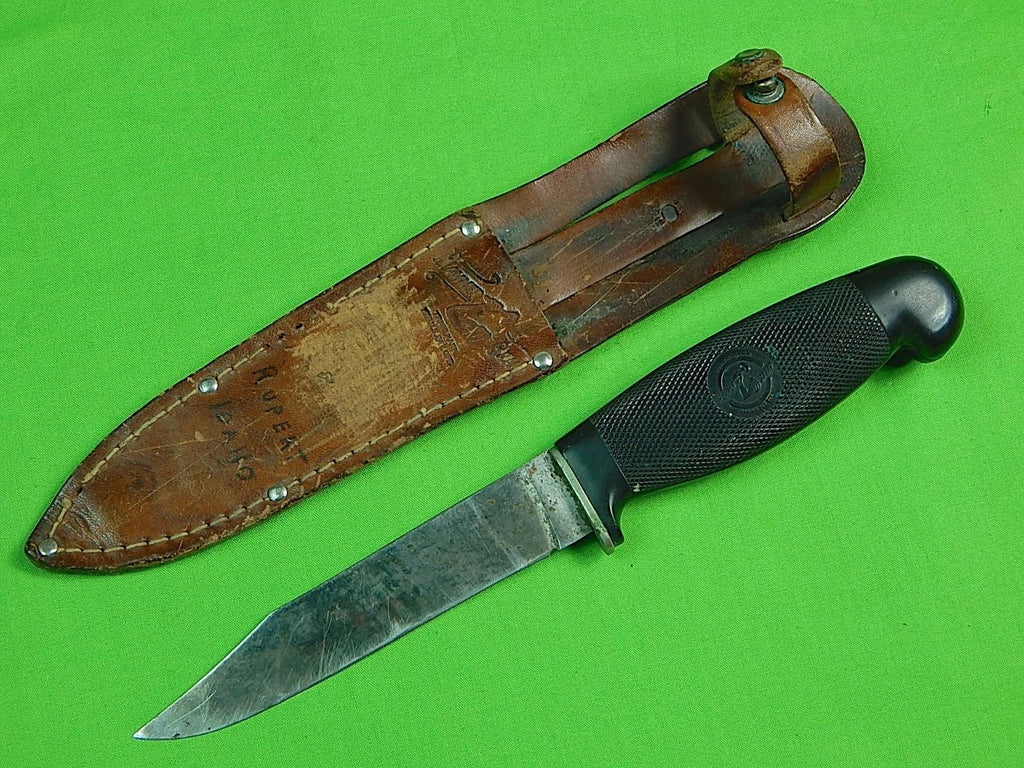 Vintage US Pre WW2 HAMMER BRAND Hunting Knife & Sheath – ANTIQUE