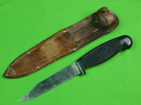 Vintage US Pre WW2 HAMMER BRAND Hunting Knife & Sheath