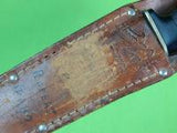 Vintage US Pre WW2 HAMMER BRAND Hunting Knife & Sheath