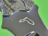 US Custom Hand Made KLH Kevin L. HOFFMAN Sterling Silver Art Dagger Knife Sheath