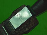 US Custom Hand Made D'HOLDER D'ALTON HOLDER Boot Fighting Knife & Bianchi Sheath