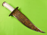 RARE Custom Made Handmade George HALE Bowie HUGE Knife w/ Sheath