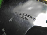 Custom Hand Made by T.W. DOWNING Huge Heavy Bowie Hunting Knife Dagger & Sheath